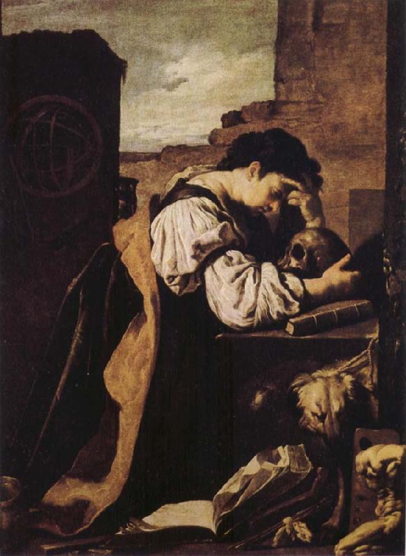 Domenico Fetti Melancholy Sweden oil painting art
